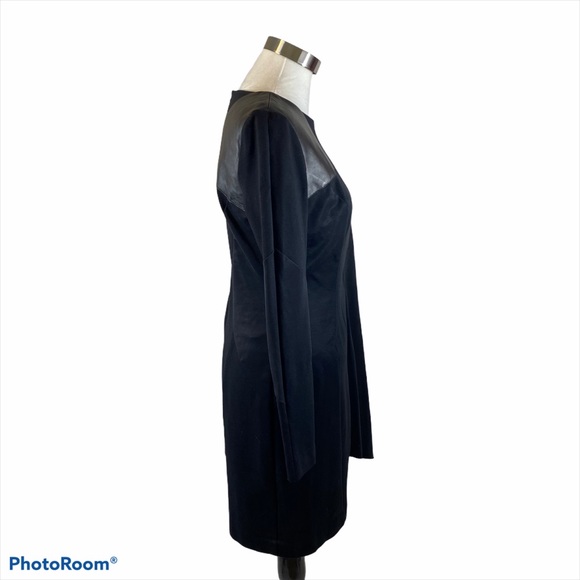 Nicole Miller Long Sleeved Black Dress Size Large - Picture 11 of 11